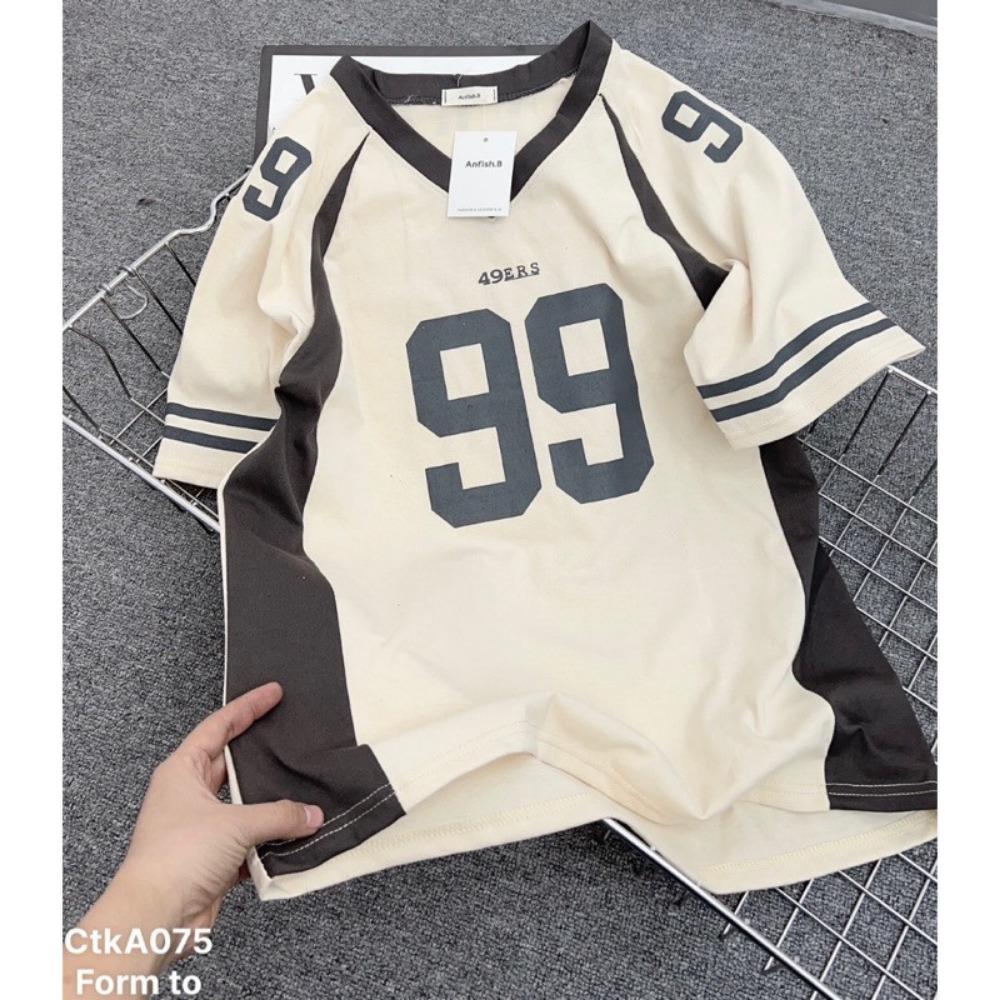 Super Sized American Style Fully Sublimated T-shirt for Men and Women, Summer Fashion Couple V-neck Sports Cheap Couple Shirt