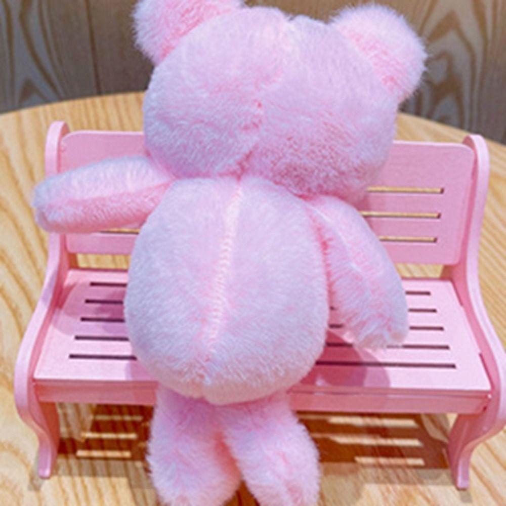 Plush Frog Plush Keychain Soft Frog Doll Keychain Cute Funny Frog Pendant Couple