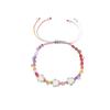 Colorful Lotus Pearl-Embellished Ethnic Bracelet