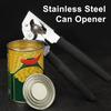 Commercial Can Opener Stainless Steel Handheld Can Opener Easy Opening Bottle Opener Rust-Proof Washable Manual Can Opener for Jars And Bottles