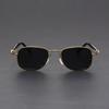 Retro Luxury Square Sunglasses for Men Women Punk Metal UV400 Eyewear Fashion Sun Glasses Driving