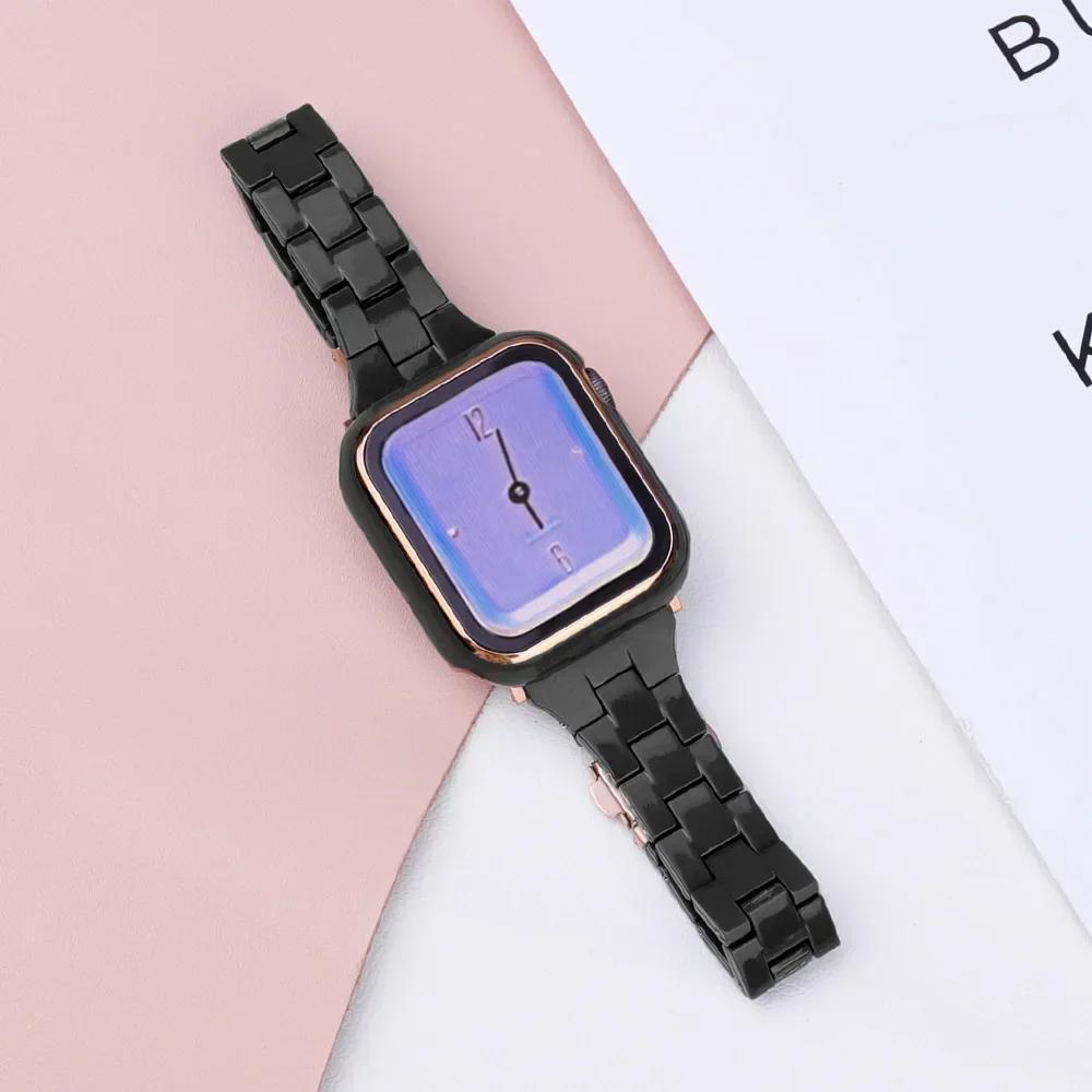 

Тонкий полимерный ремешок для Apple Watch 10 46 мм Ultra 2 49 мм 40 мм 42 мм 44 мм браслет женский iWatch серии 4 5 SE 6 7 8 9 45 мм 41 мм 42-44-45-49-S10 46mm