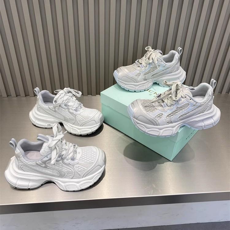 Mesh Breathable Fashion Casual Sports Shoes Women's Platform Lightweight Running Shoes 2025 Spring New Height-increasing Dad Shoes