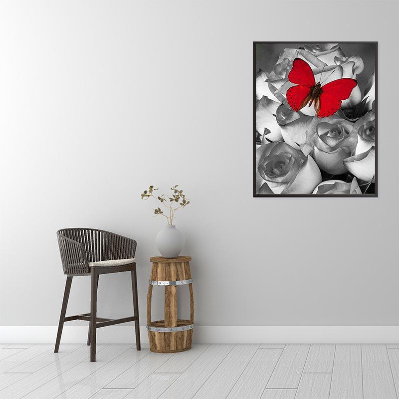 5D Diamond Painting Full of Diamonds DIY Art Home Decoration Pendant Romantic Rose