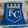K-Kansas City R-Royals Baseball Blanket Blanket for Couch Sofa Travel Home Hiking Picni Bed Beding Flannel Blanket birthday gift
