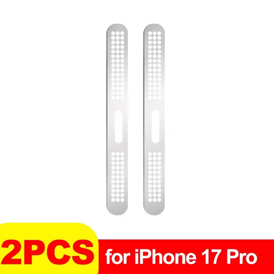 2/10PCS Metal Speaker Dust Sticker for IPhone 17 Pro Max Air 17PM 17Pro Speaker Protective Cover Mesh Dustproof Net For iPhone17