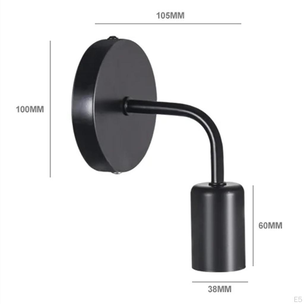 Wall Light Sconce Lampshade Bedside Lamp Decor Iron Kitchen LED Fixture Industrial