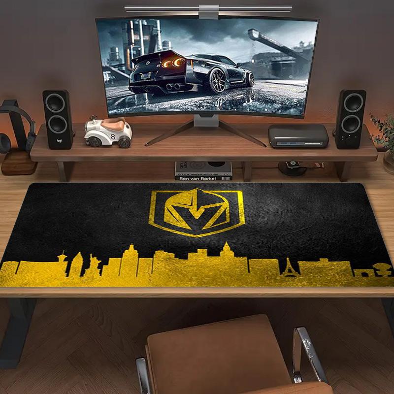 Vegas Golden Knights Color Mouse Pad Large Gaming Table Cushion Non-slip Laptop Tablet Big Mousepad XXL Mat Mini PC Playmat With Lock edge