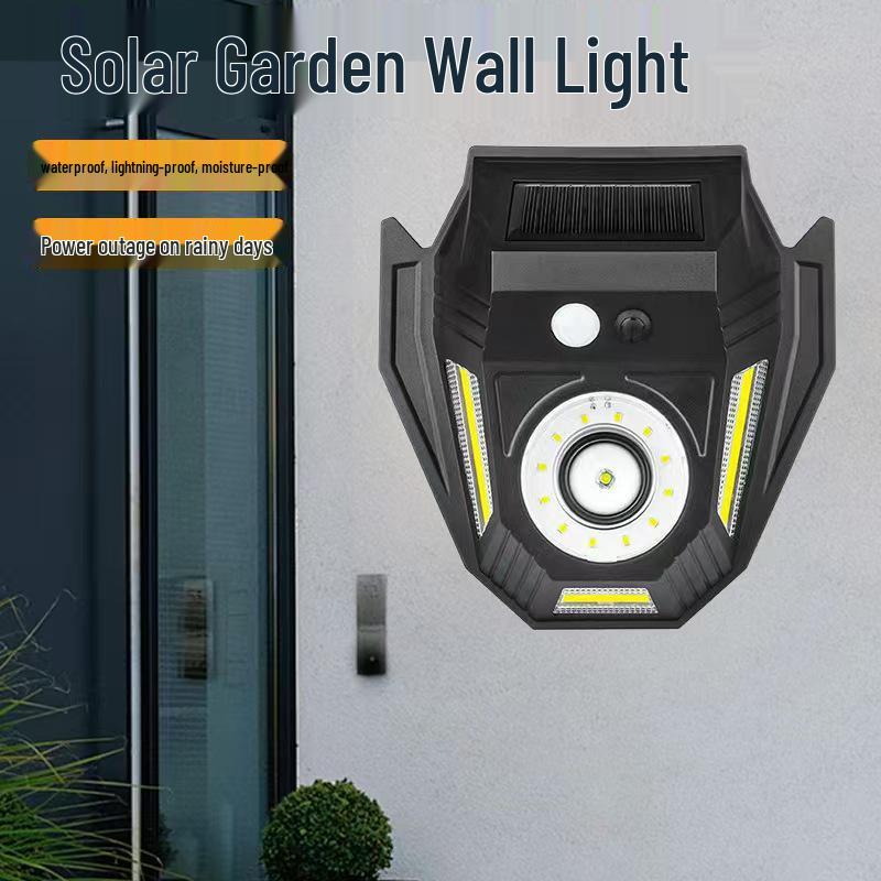Waterproof Solar Motion Sensor Wall Light for Garden & Courtyard