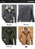 Men's Warm Corduroy Workwear Jacket, Plus Velvet Thickened, Winter Dad's Coat