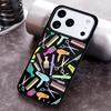 Hair Stylist Scissors Brush Phone Case for iPhone 17 16 15 Pro Max Air 14 13 12 11 Plus Shockproof Cover