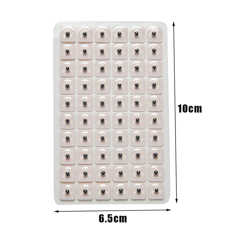 600Pcs Ear Care Ear Acupuncture Massage Therapy Needle Patch Seeds Sticker Auricular Auriculotherapy Vaccaria
