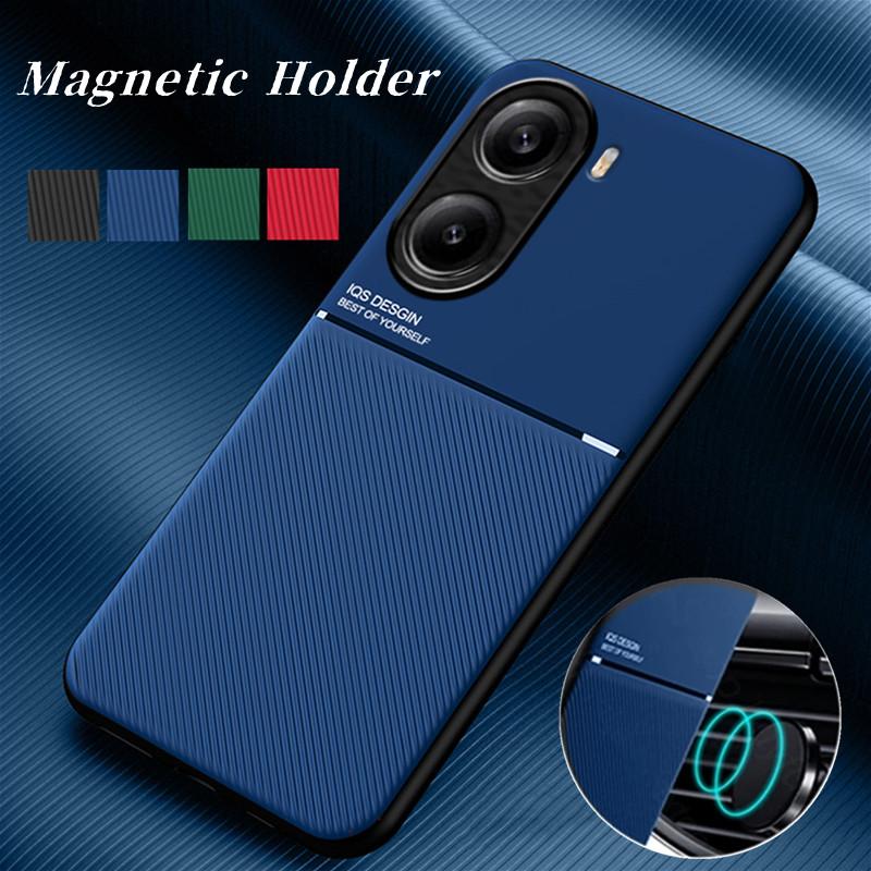 Rugged Protective Cover For Xiaomi Poco X7 Pro 5G Case Built-in Magnetic Suction Car Holder Phone Coque Fundas