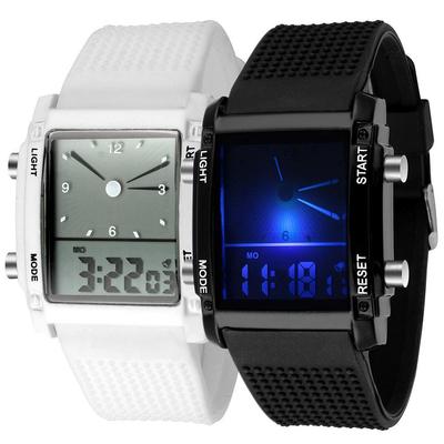 Ceas de mână electronic bărbați rezistent la apă afișaj digital modă cuplu LED luminos ceas digital student