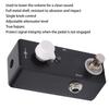 TOPINCN Guitar Volume Effect Knob 20mA Stable Single Knob Metal Tuning Accessory Pedal, Control, Built-in Attenuator, Operation, Control, Attenuator,