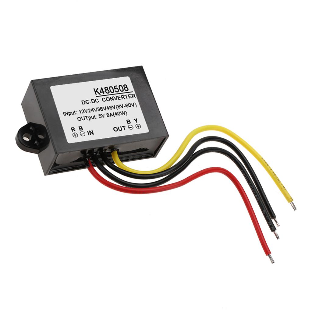 DCDC 12V24V36V48V vers 5V 8A Convertisseur Abaisseur Module d'Alimentation