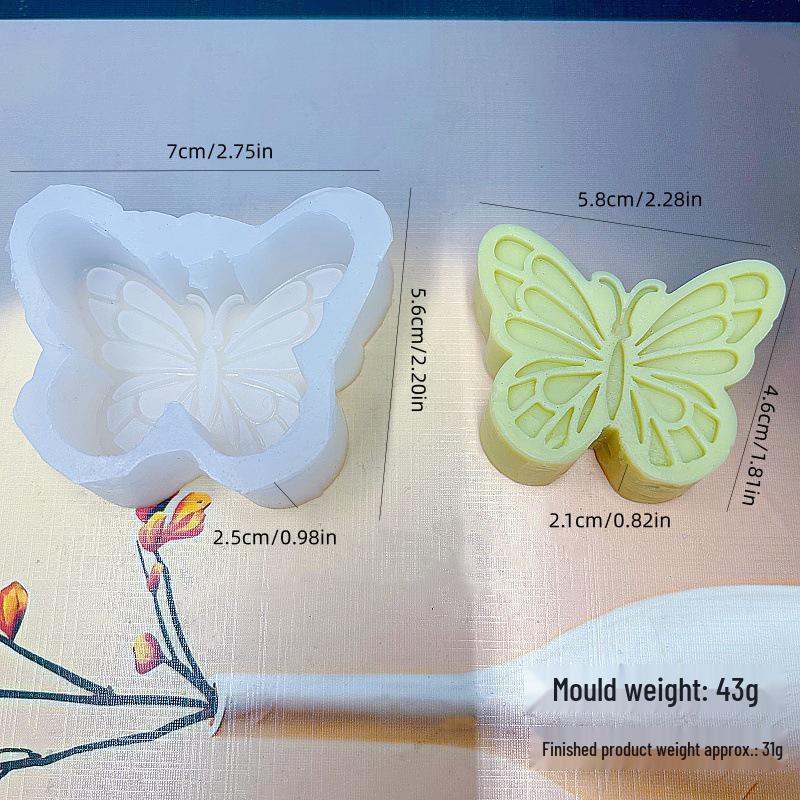 Butterfly Silicone Mold for Aromatherapy Candles, Cake Deco, Candy, and DIY Crafts