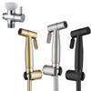 Factory Hot Sale Stainless Steel Bathroom Shattaf Toilet Handheld Portable Bidet Water Sprayer Kit Hotel Use Easy Installation