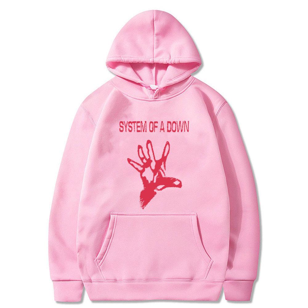 Rockband System of A Down Albumcover Print Hoodie Herrenmode Oversized Streetwear Männer Frauen Alternative Metal Musik Hoodies