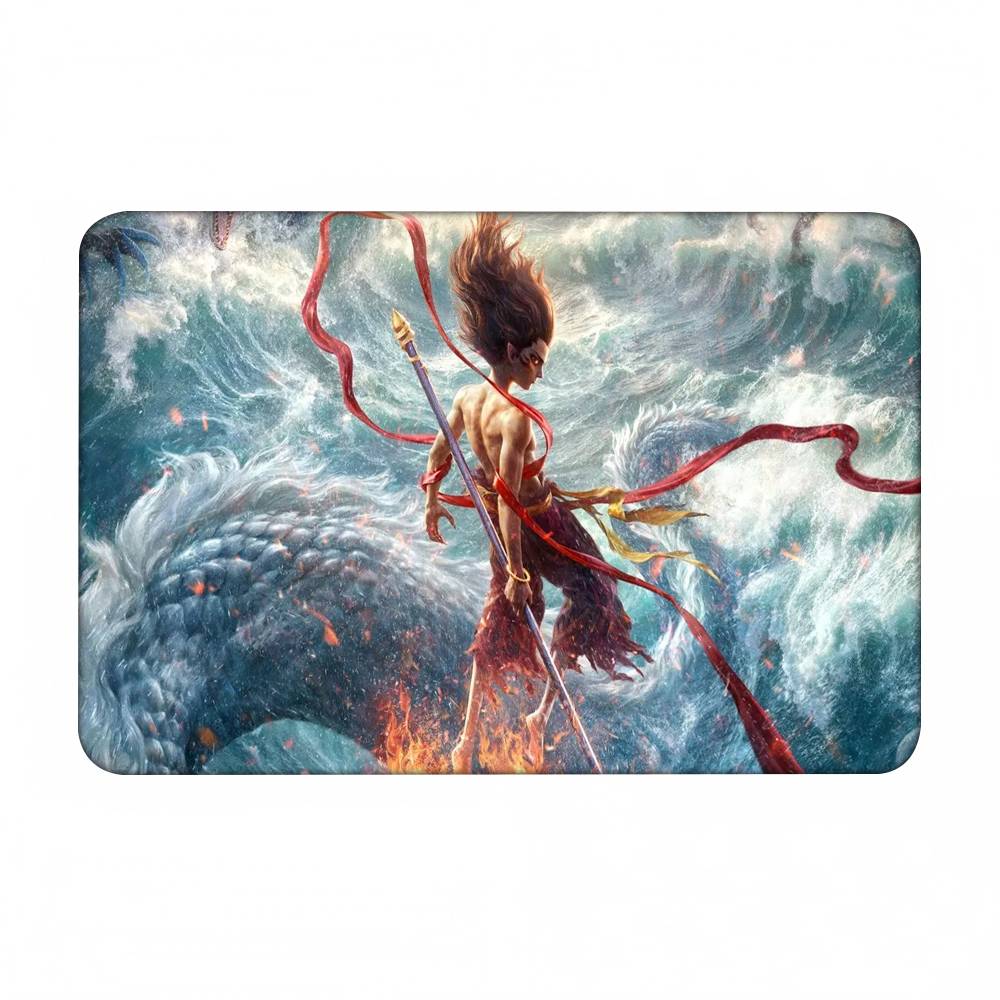 Ne Zha Floor Mat Home Bathroom Absorbent Mats Anti-Slip Mats Home Decor Supplies