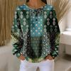 Women's Casual Shirts Long Sleeve Tops Button Up V Neck Loose Knit Fall Favorites For Women