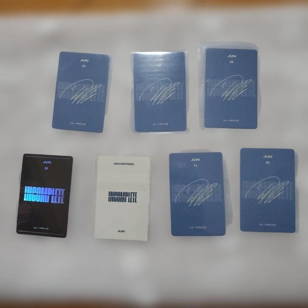 [USED] SEVENTEEN Seventeen Jun 2021 Incomplete DVD Trading Card