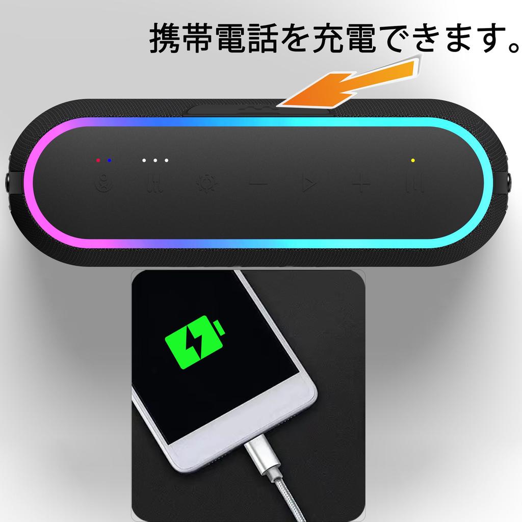 XDOBO X8 III Bluetooth 60W Peak Enhanced DSP Bluetooth Passive Loud Up to 12 Hours of Continuous Mood Wireless Portable Speaker Speaker, Output, Bass,