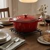 Striped Design Pot Rack Anti-slip Pot Holder Kitchen Trivet  Hot Dish/Bowl