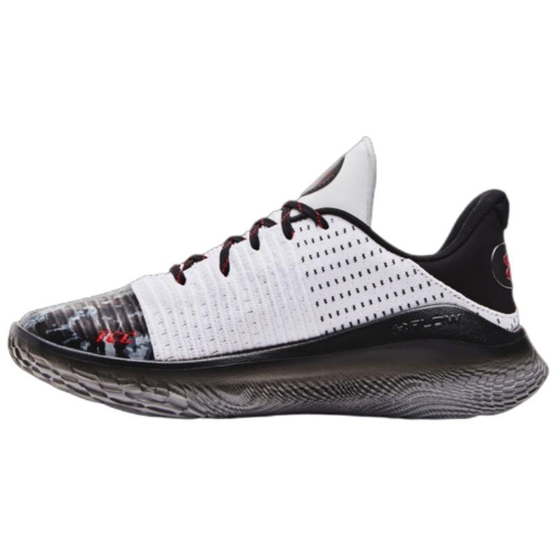 Curry Brand Curry 4 Low FloTro Davidson Мужские кроссовки Черный Белый Красный — фото 3