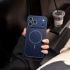 Luxury Large Window Magnetic Official Orange Phone Case For iPhone 17 16 15 14 Plus 13 12 Pro Max Wireless Charging Back Cover