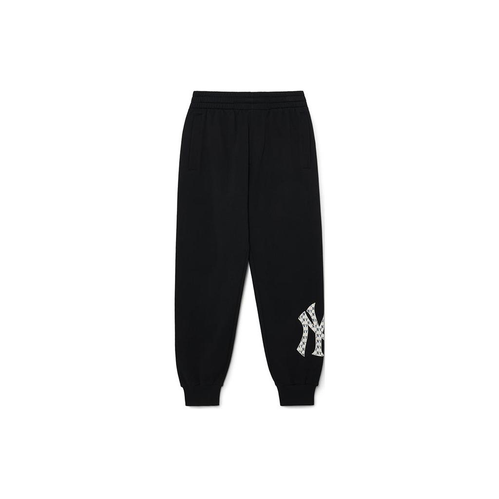New MLB New York Yankees Knitted Sweatpants Unisex Black 3APTM0831-50BKS