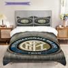 Inter Milan Emblem: Bold Design Three-piece set (1 * duvet cover + 2 * pillowcase, without core) Soft and comfortable Christmas birthday gift