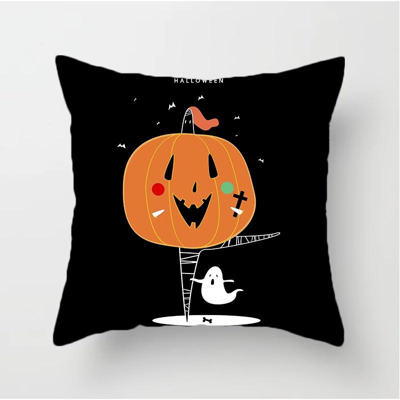 Halloween Children's Gift Pumpkin Lantern Cartoon Pillowcase Atmosphere Living Room Decoration