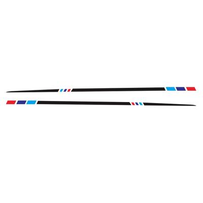 1 Pair D-1586 Stripe Car Stickers Body Side Door Vinyl Decals Modified Decoration Parts
