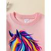 Kids Sweatshirt,Casual Sweatshirt Printed Round Neck Pullover, Round Neck Fashion Sweatshirt Featuring Prints, Autumn and Winter