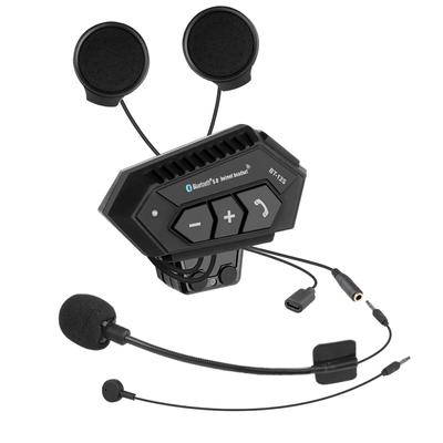 Waterproof Moto Wireless Anti-interference Helmet Headset Intercom for Motorcycle Slive BT-12 Motorcycle Helmet Headset