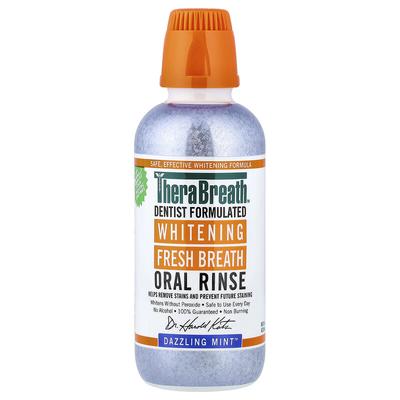 Whitening Fresh Breath Oral Rinse, Dazzling Mint, 16 Fl Oz (473 Ml)
