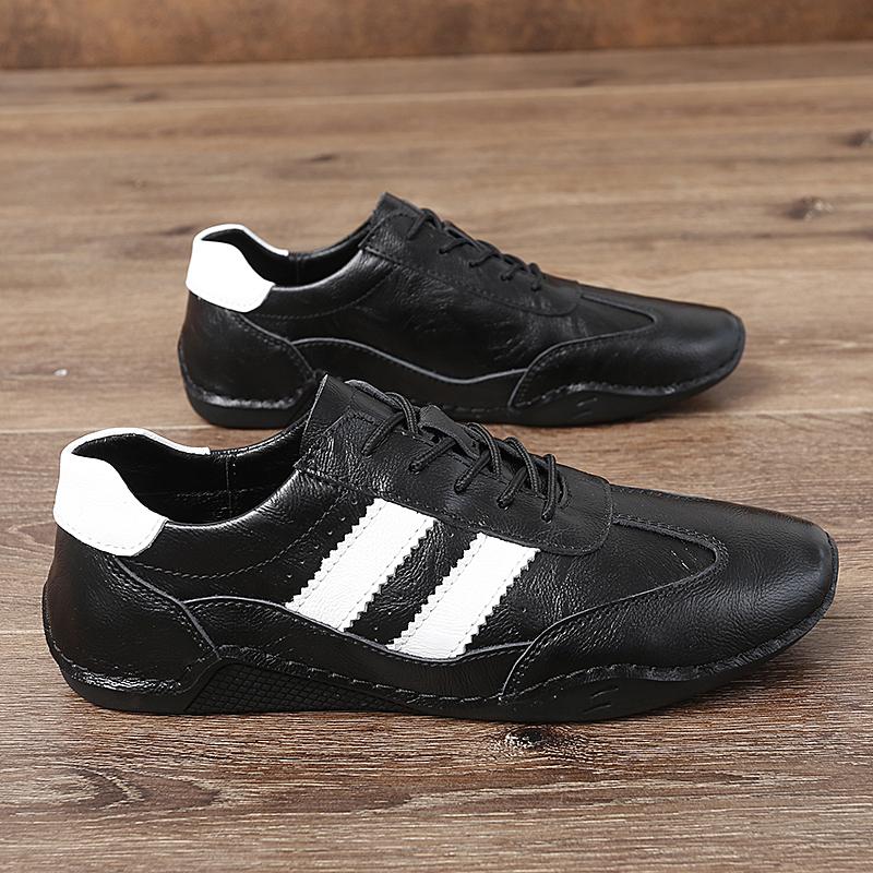 Echtes Leder Octopus Bean Schuhe für Herren Mode Flats Schuhe Walking Sport Loafer Atmungsaktiv Outdoor Herren Fahrschuhe