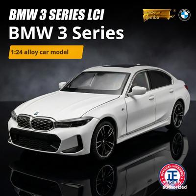 2026 New 1:24 BMW 3 Series Alloy Diecast Car Model Simulation Vehicle Ornament with Movable Seats Toy Car & Collection Decoration Gifts Model