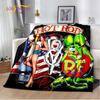 Portable Multifunctional Children's holiday birthday Gift Cartoon Rat Fink Cute Home Bedroom decoration Warm Sherpa blanket