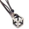 Birthday Gifts Niche Design Sweater Chain Men Leather Necklace Fashion Jewelry Ins Style Necklace