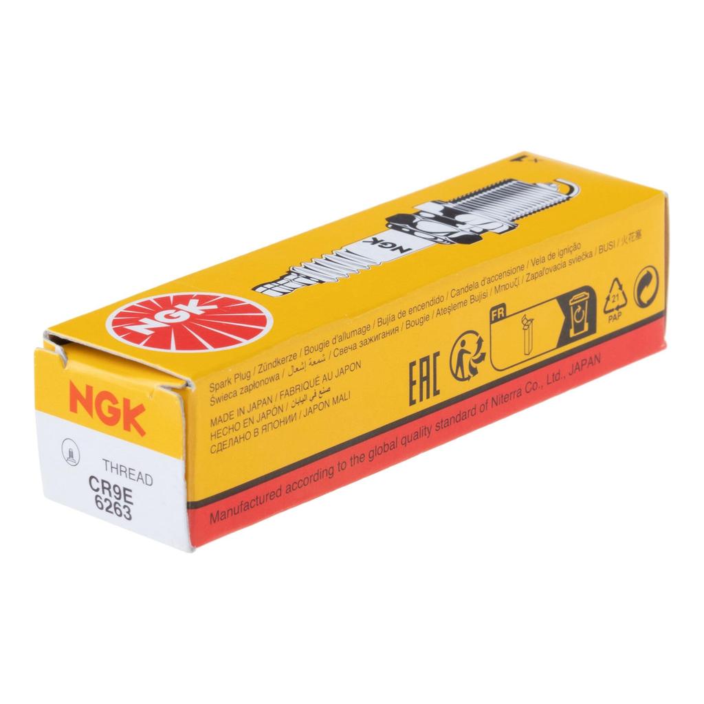 NGK (6263) CR9E Standard Spark Plug, Pack of 1