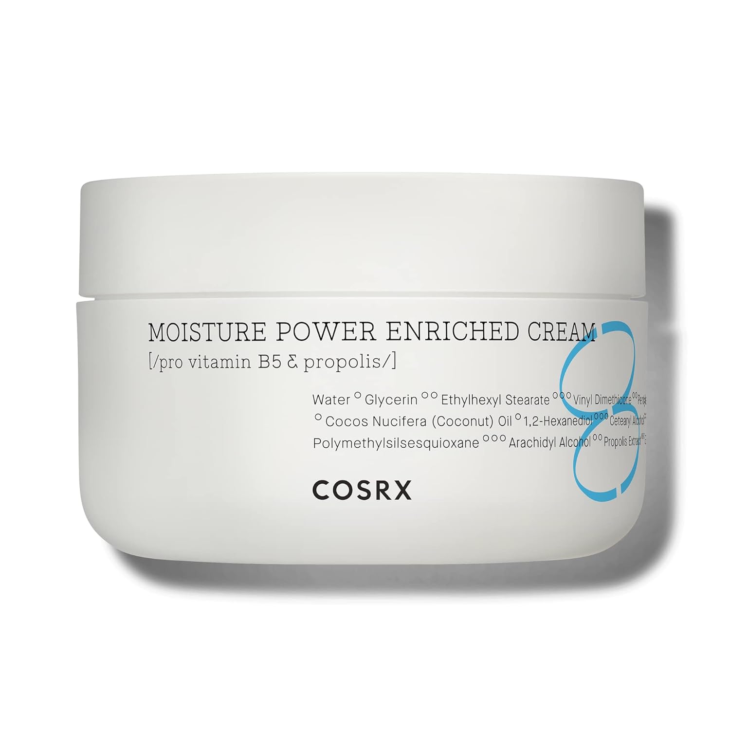 COSRX Hydrium Moisture Cream 50ml Hyaluronic Acid Hydration Moisturizing Emulsion Dry Skin Sensitive Vitamin B5 D-Panthenol Ceramide Propolis Barrier