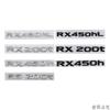 ABS Car Rear Trunk Emblem Body Letter Decal for RX450hL RX200t ES200t RX450h Exterior Decoration