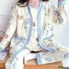 Spring & Autumn Maternity Pajama Set: Breathable Three-Piece for Delivery & Breastfeeding with Absorbent Breast Pads