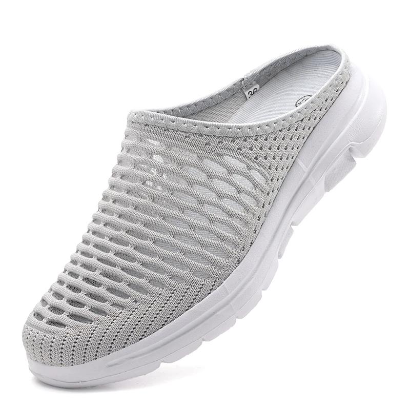 Mesh Women Flats Footwear Platform Sneakers Slip-On Orthopedic Flat Shoes Cushion Sandals Walking Slippers Female Slides