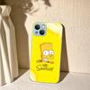 Cartoon The S-Simp-sons Phone Case Tempered Glass For Iphone 14 13 12 11 Pro Mini XS MAX 14Plus X XS XR Cover