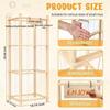 Organizador y Estante de Exhibición de Madera Maciza para Peluches