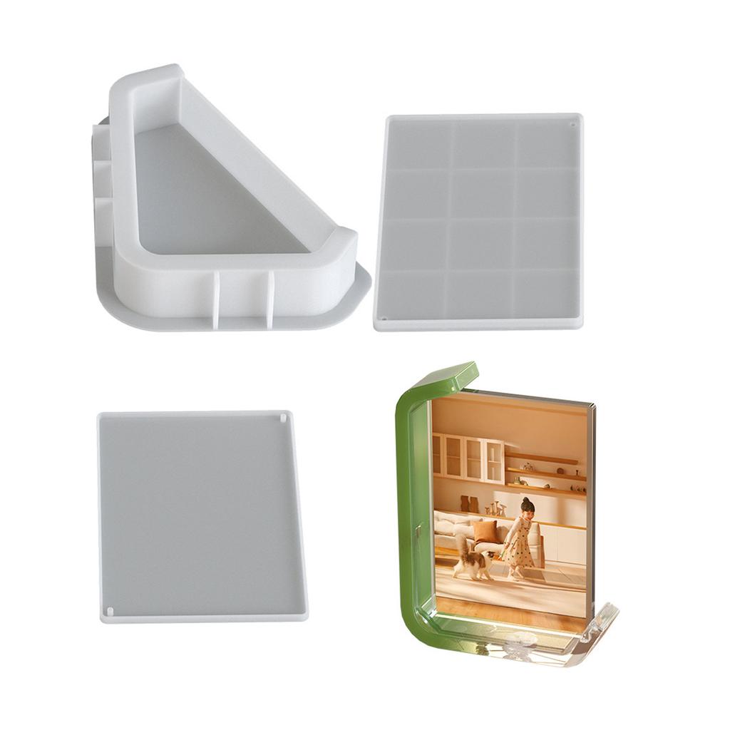 Silicone Resin Moulds Crafting Supplies Picture Frame Molds Crafting Moulds Suitable for Making Home Decorations