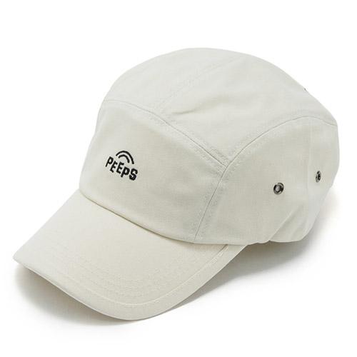 PEEPS Small Logo Curved Camp Cap(Ivory)